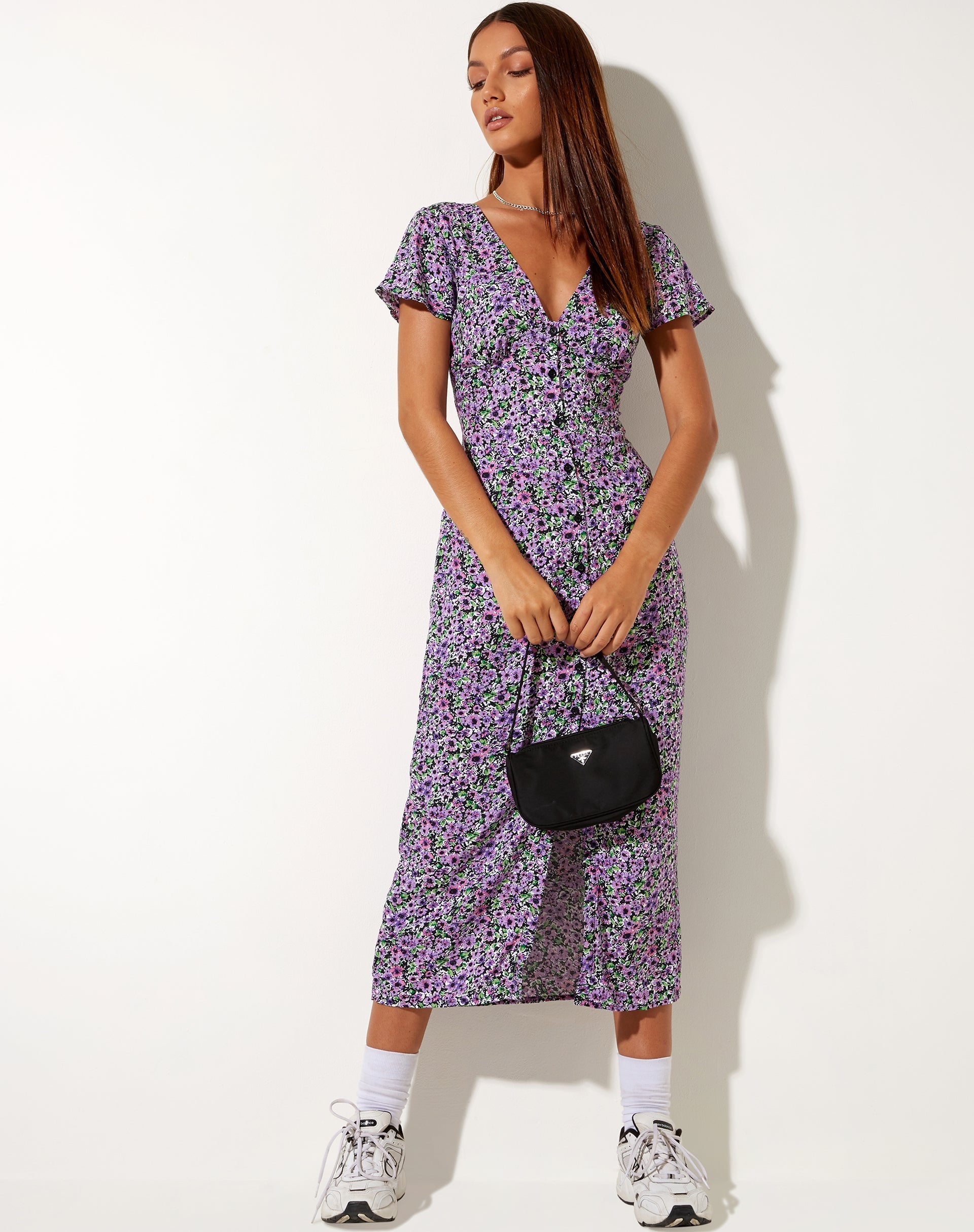 Image de Larin Midi Dress in Lilac Blossom