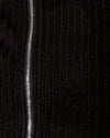 Tricot noir et marron