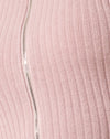 Tricot rose foncé
