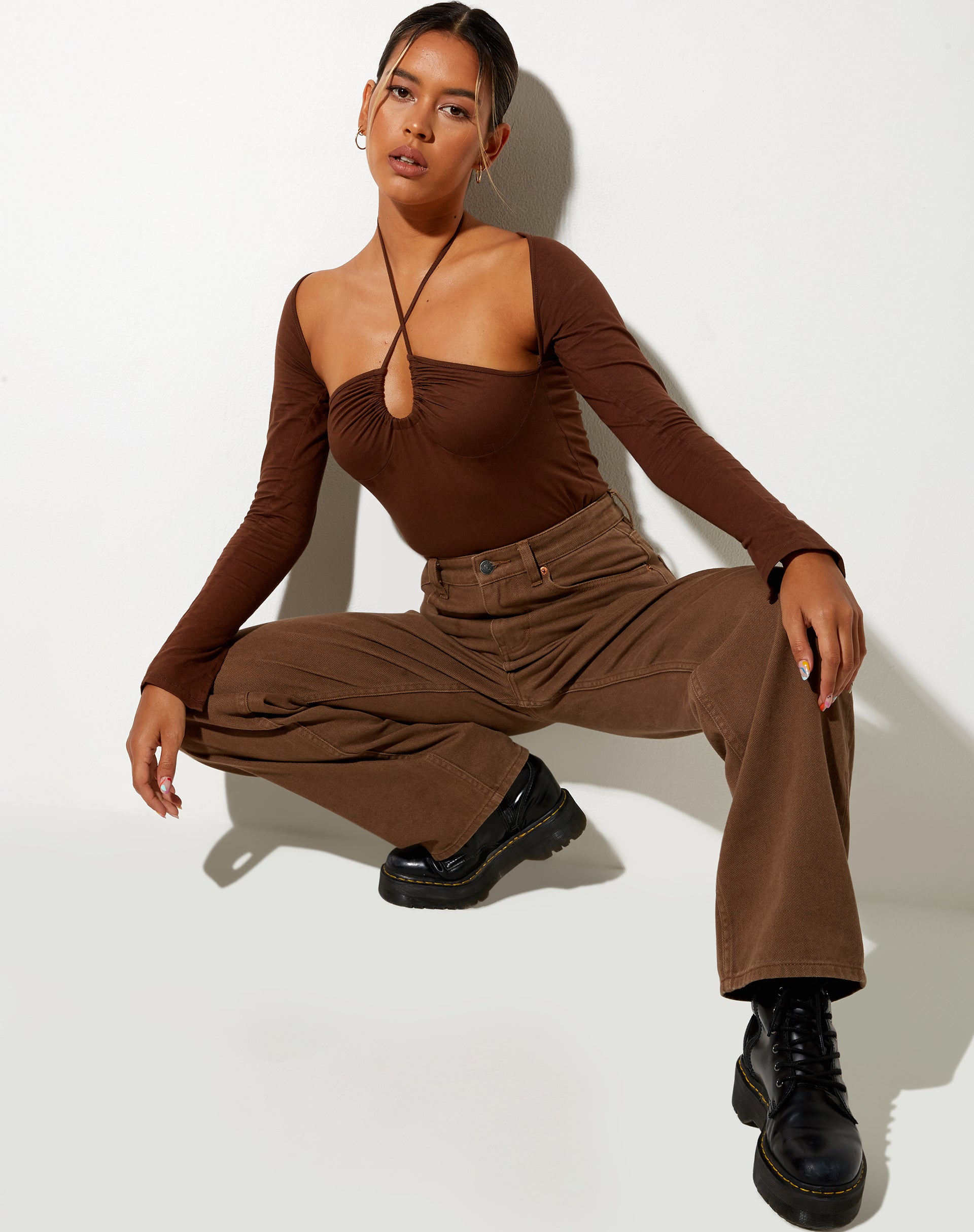 Image de Lasira Bodice en Lycra Cocoa