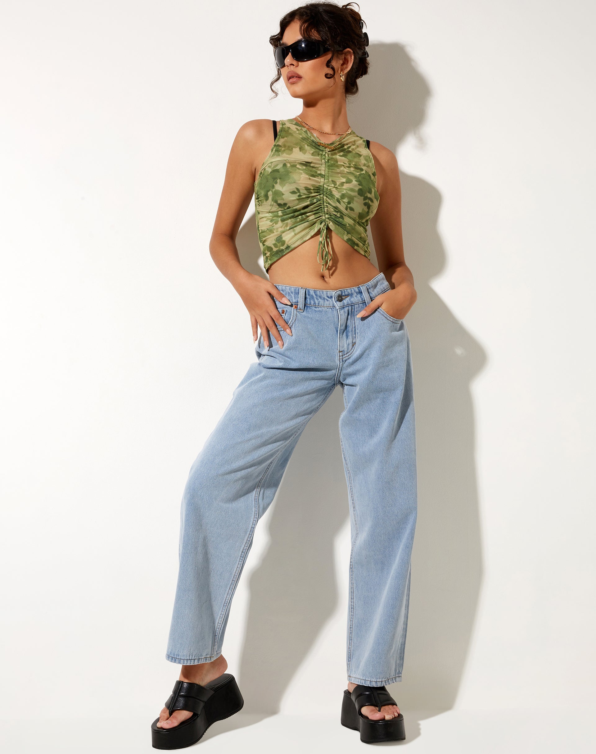 Image de Lasa Vest Top in Blurred Floral