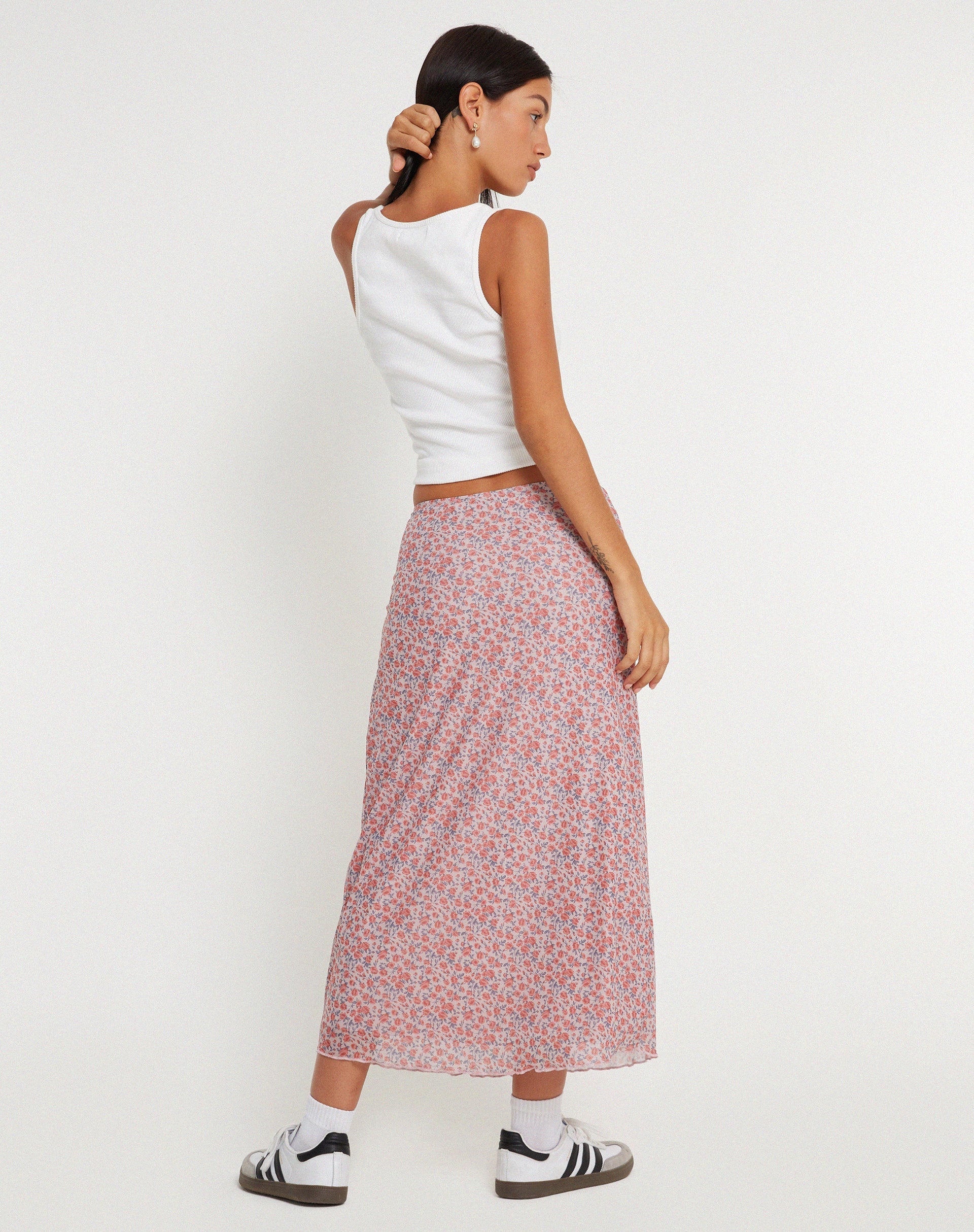 image de Lassie Maxi Skirt in Spring Rose Dusty Pink