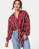 Image de Lauv Shirt in Sunset Stripe Vertical