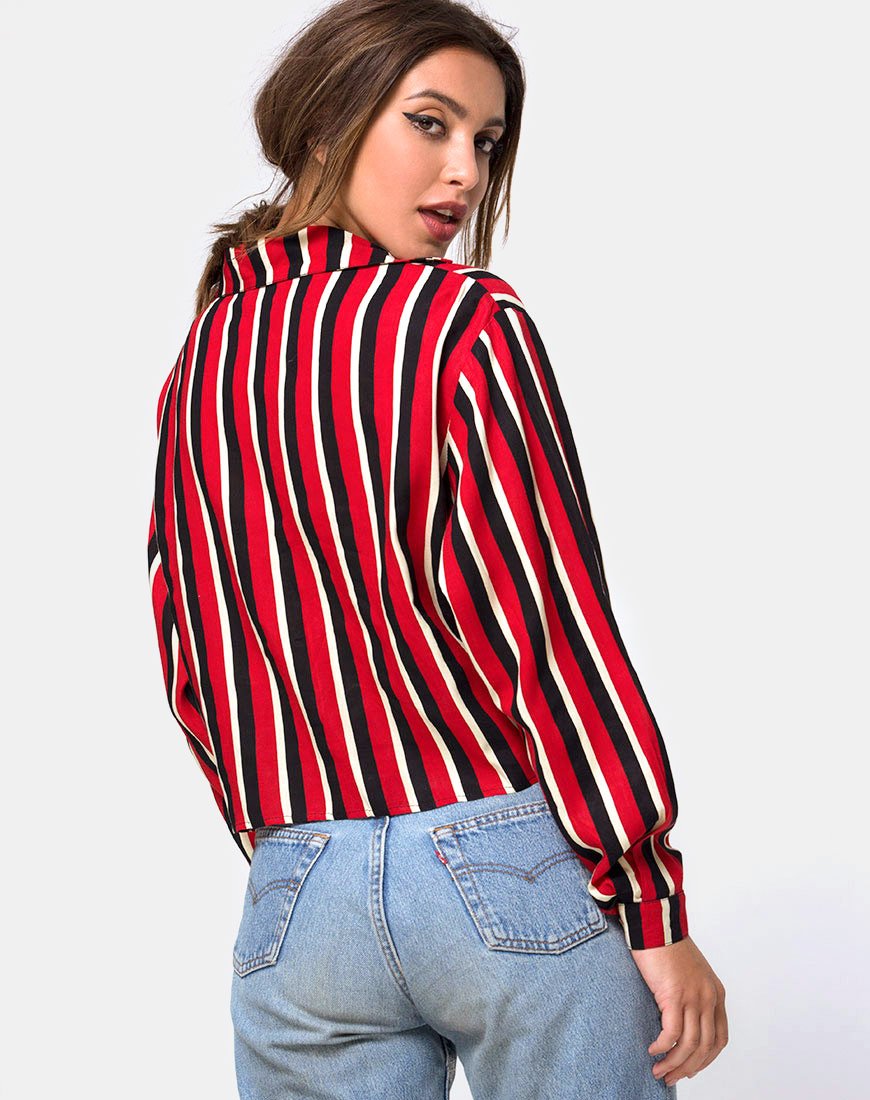 Image de Lauv Shirt in Sunset Stripe Vertical