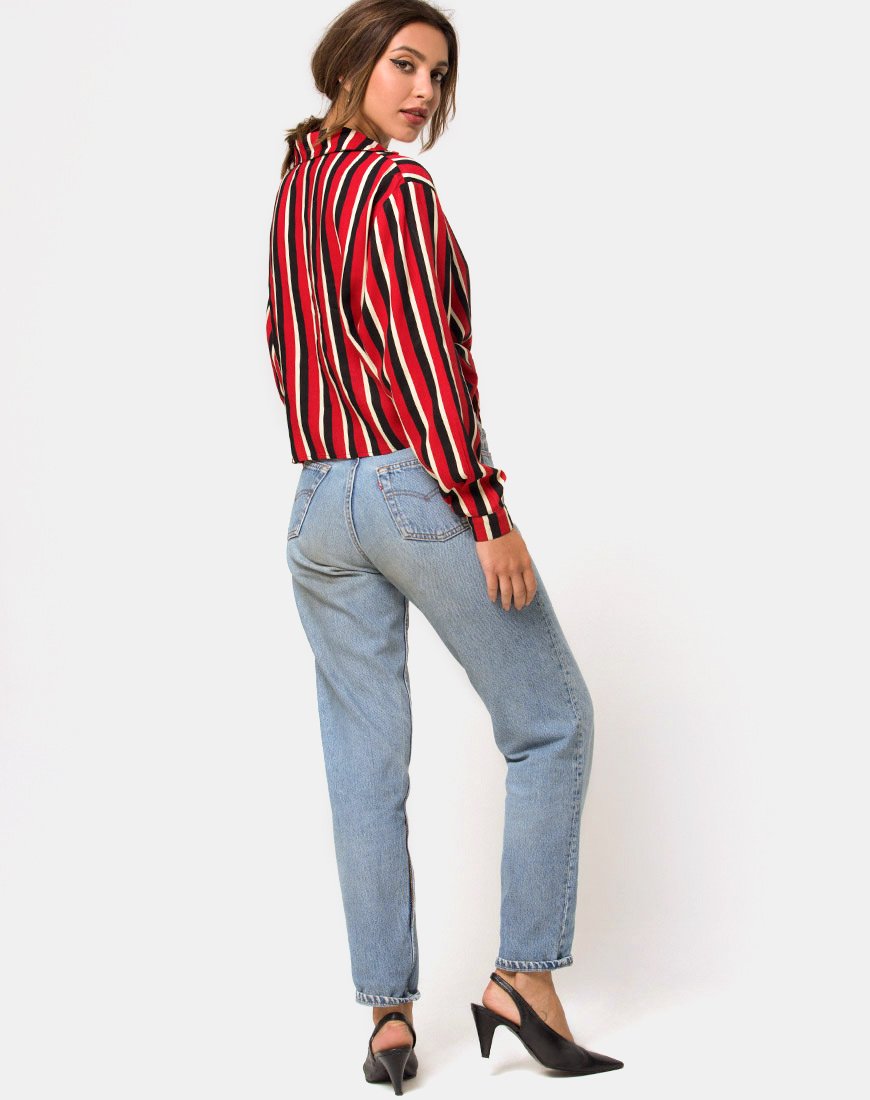 Image de Lauv Shirt in Sunset Stripe Vertical