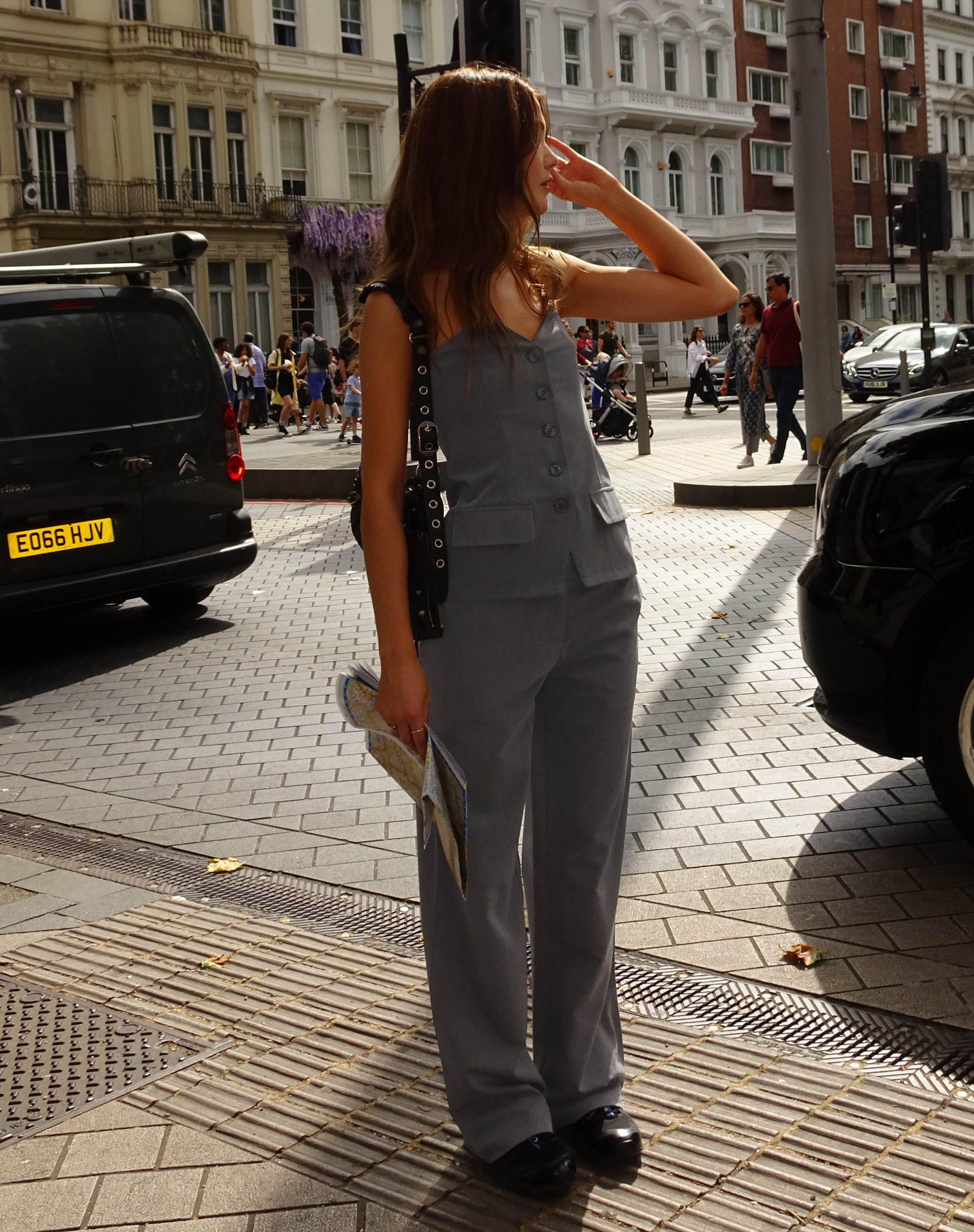 Image de MOTEL X JACQUIE Pantalon Jabba en anthracite