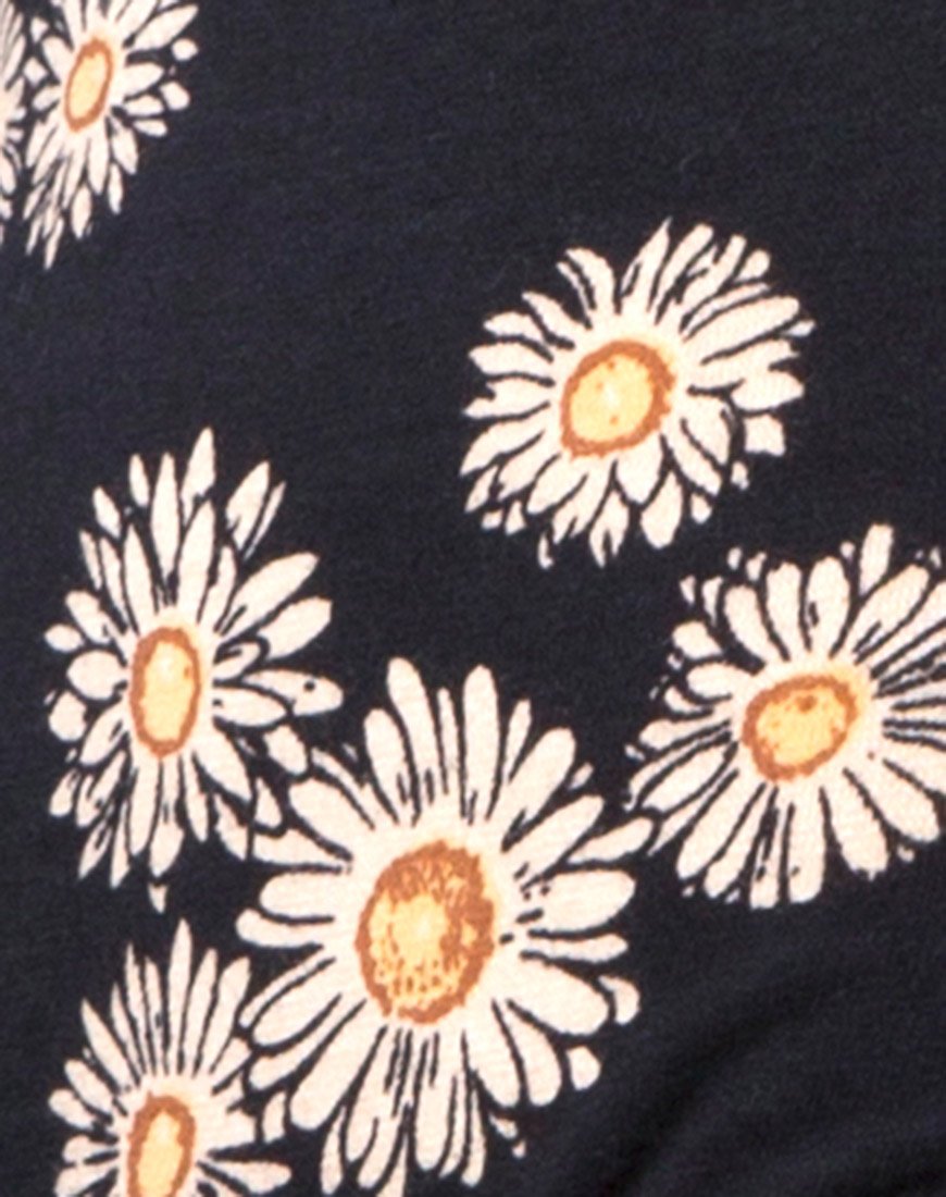 Image de Lax Bandeau Bodice in Grunge Daisy Floral