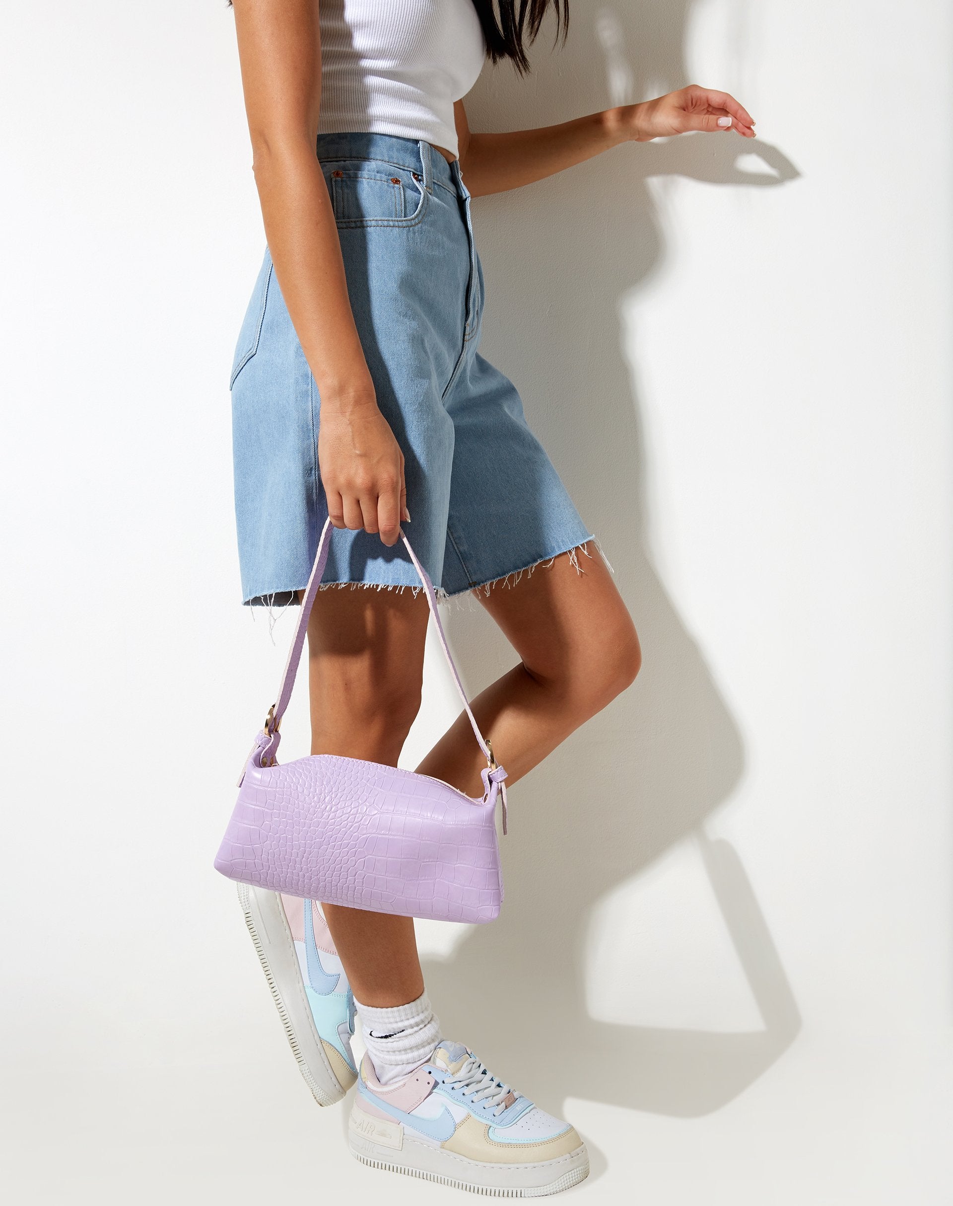 Image du sac à bandoulière Leila en violet