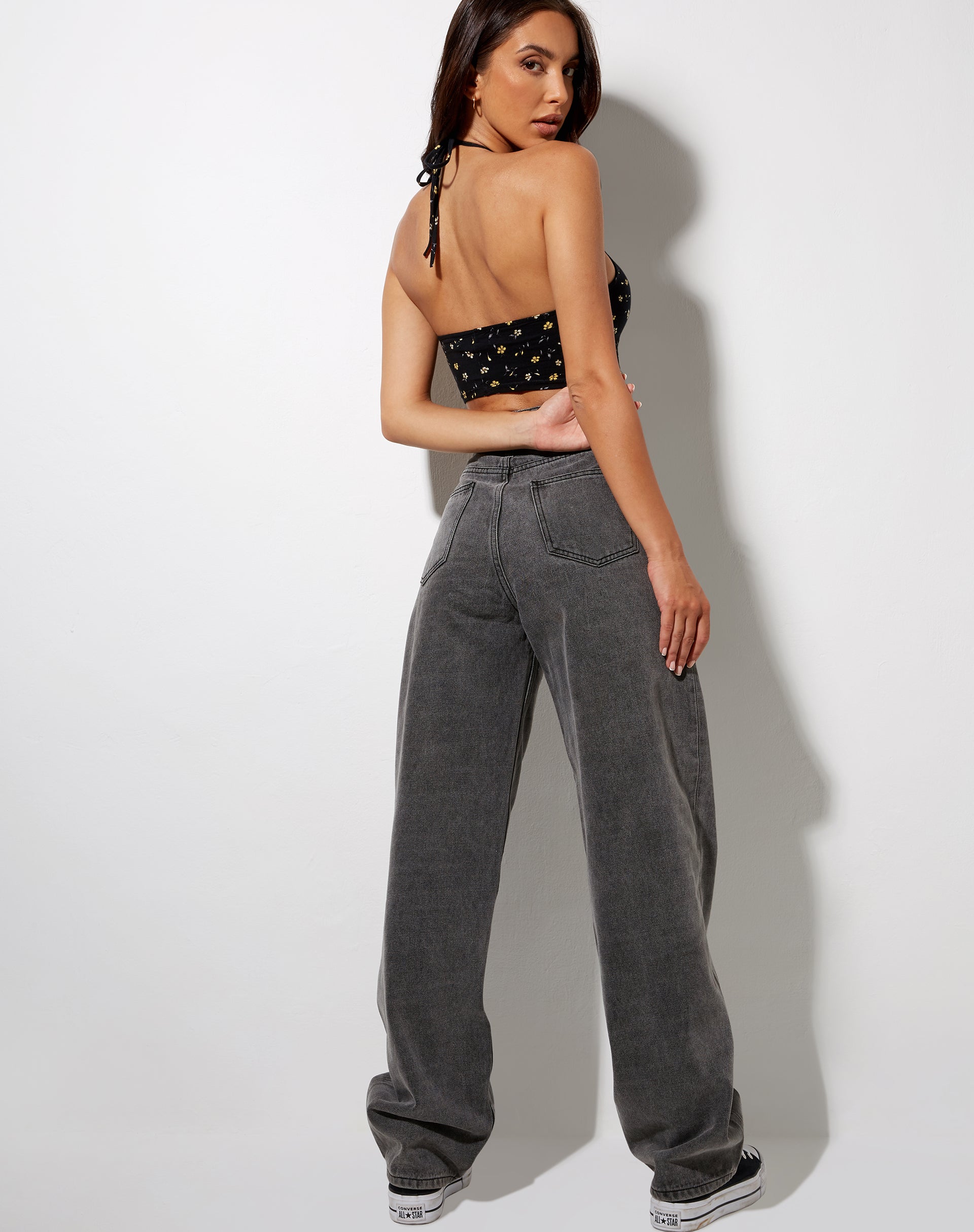 Image de Lelo Crop Top in Pretty Petal Black