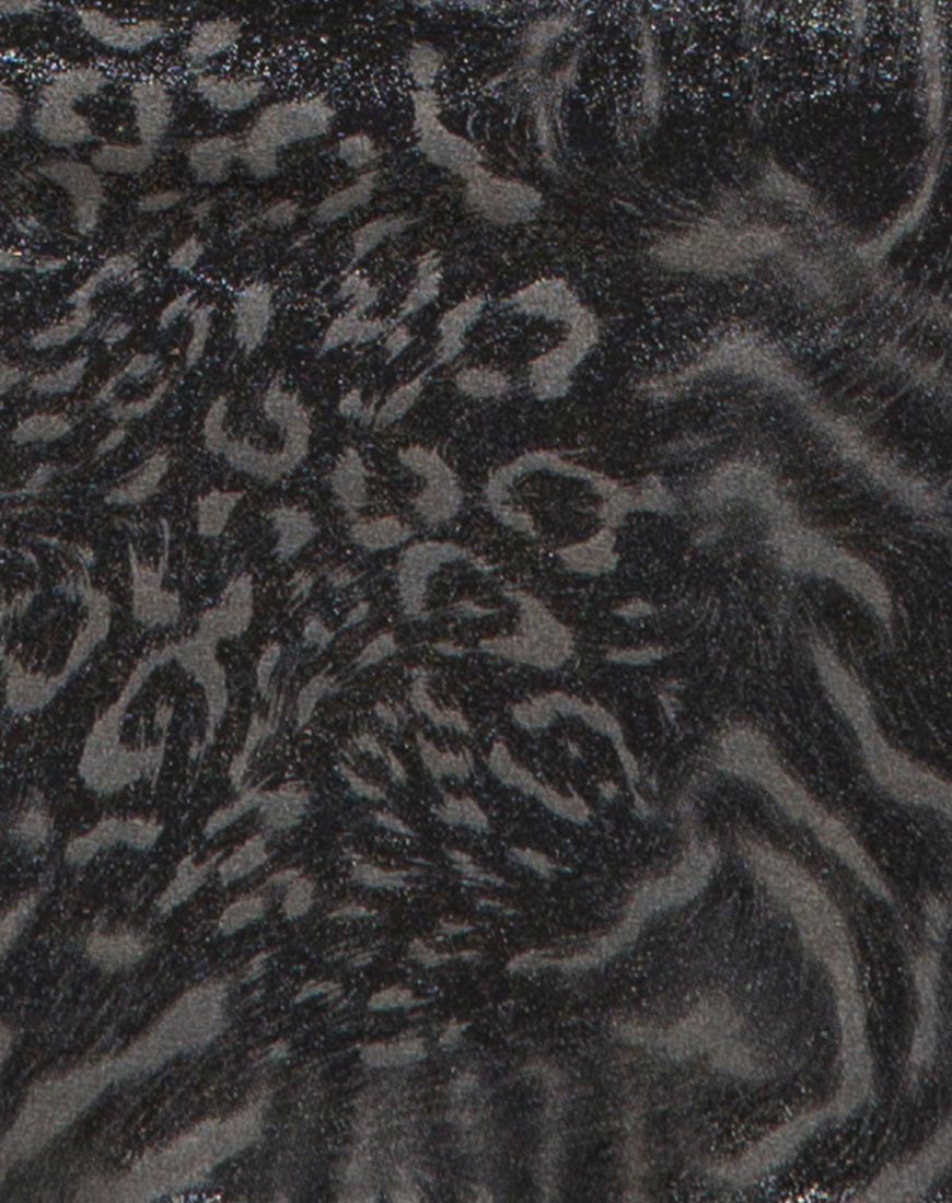 Image of Leo Bodycon Dress in Animal Slinky