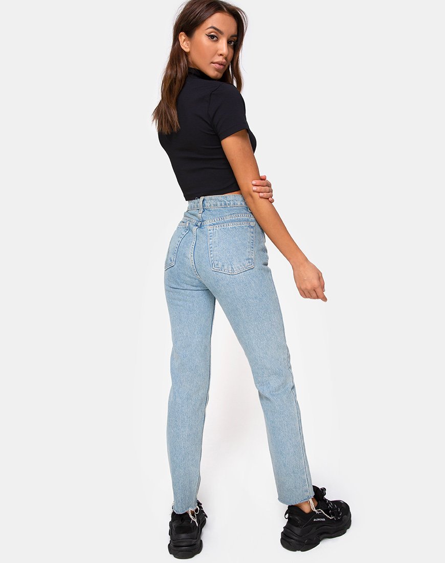 Image de Lesver Crop Top in Black