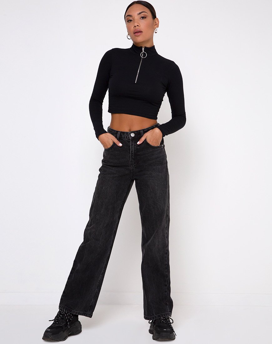 Image de Lesvy Crop Top in Black