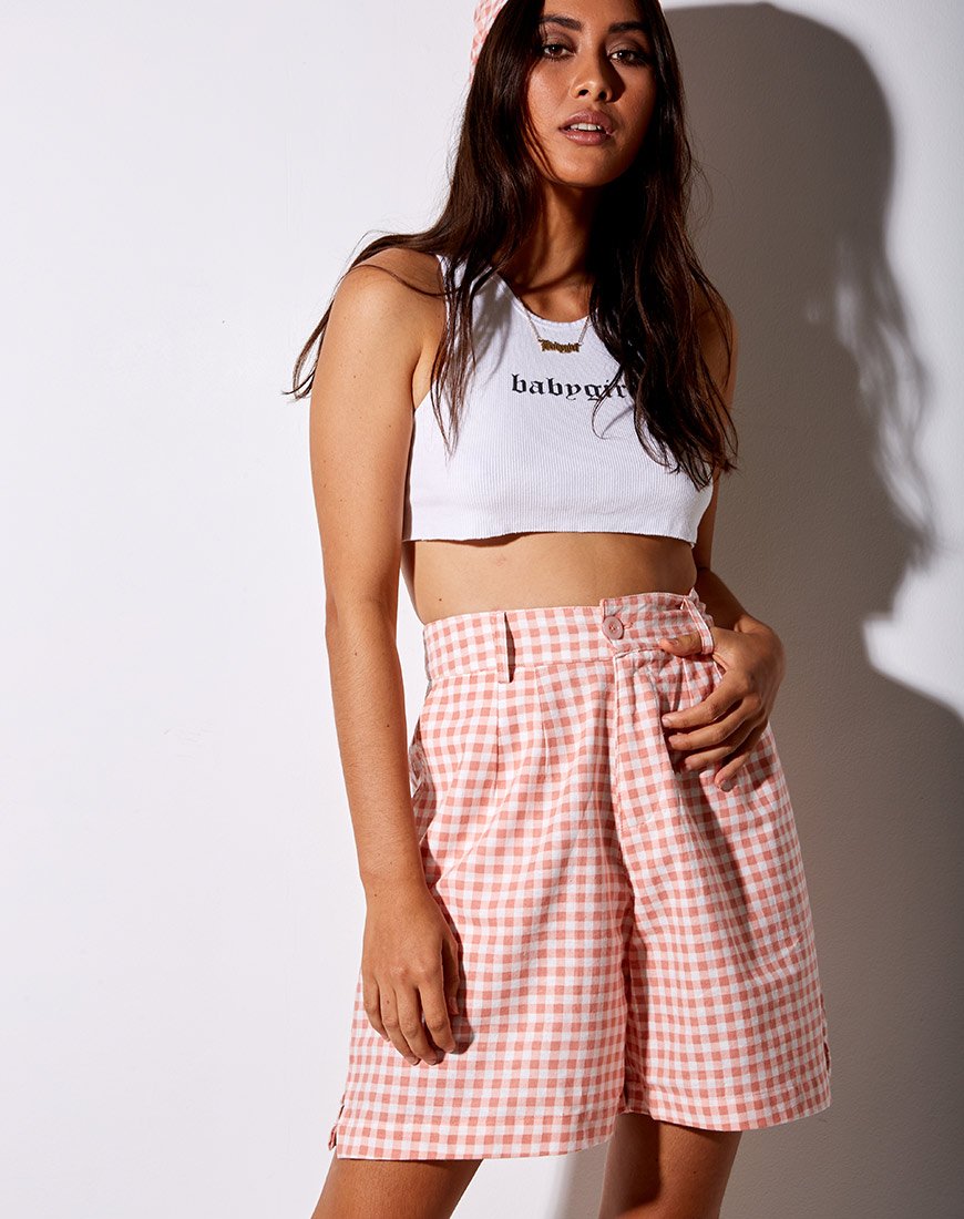Image de Lexta Short in Pink Check