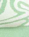 Tricot Jagged Swirl Menthe poivrée et crème