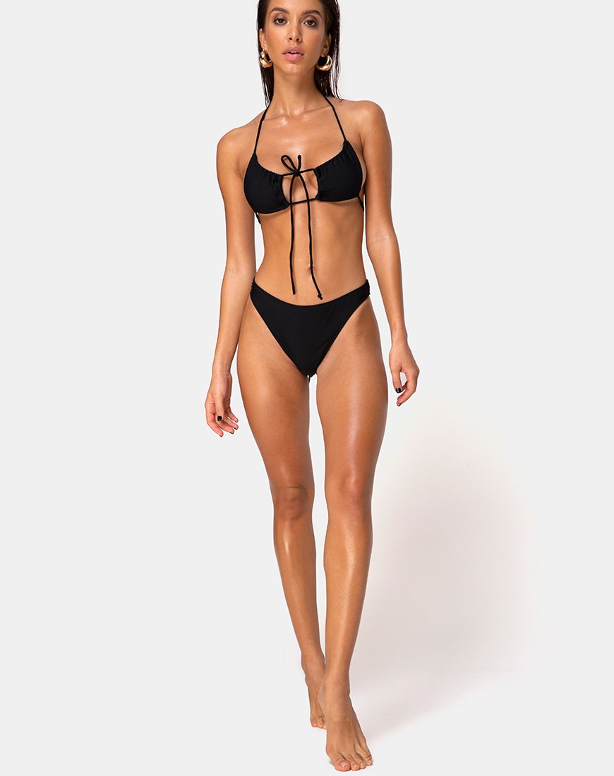 Image de Lillen Bikini Top in Matte Black
