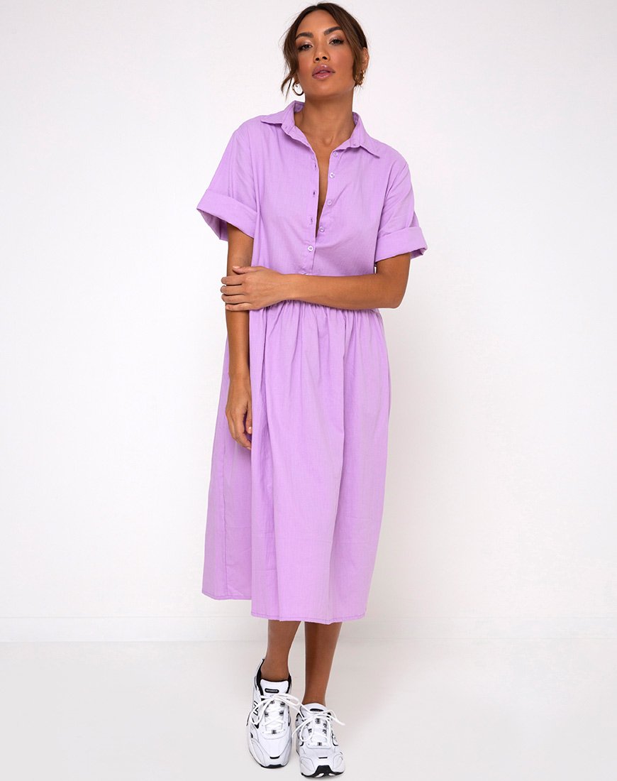 Image de Lista Midi Dress in Lilac