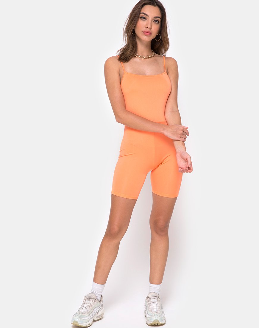 Image de Lita Unitard en orange fluo