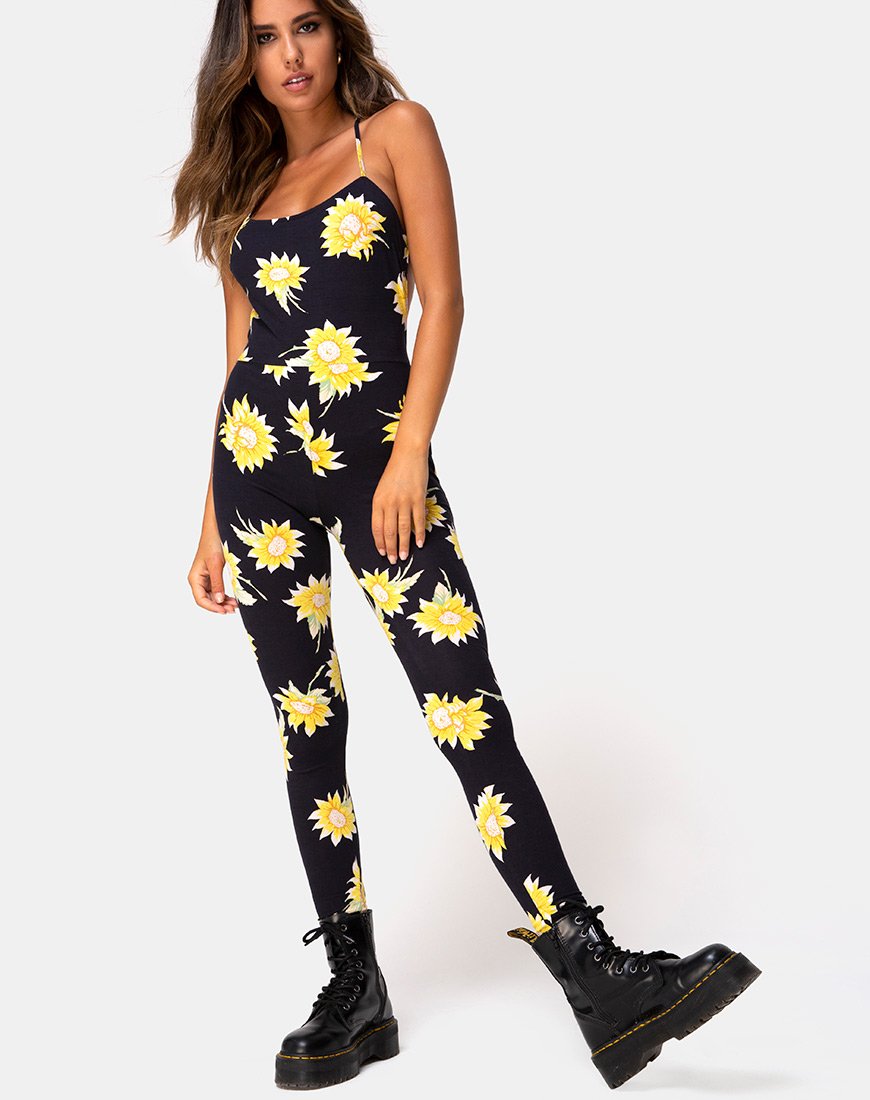 Image de Livy Unitard in Sunny Days Black