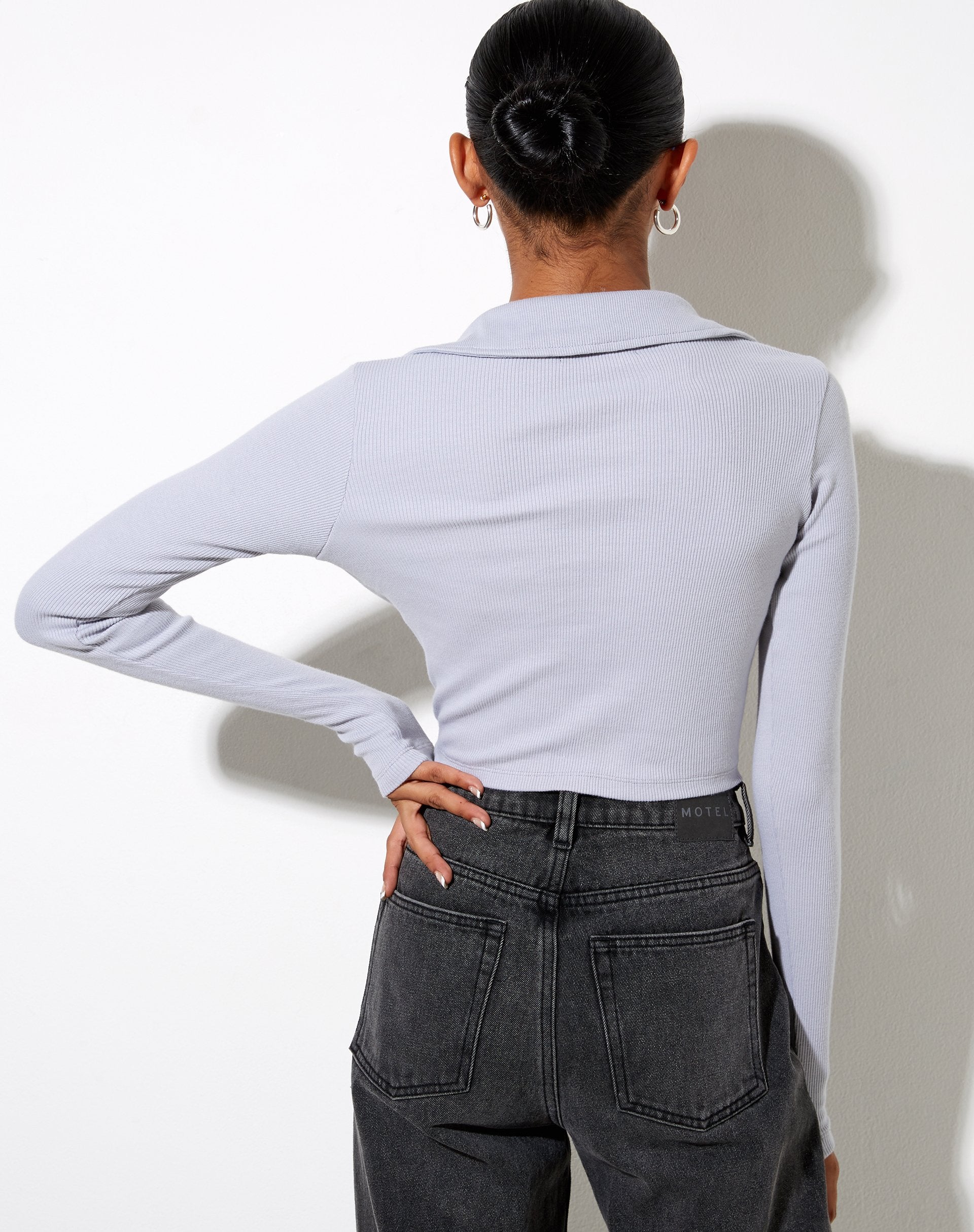 Image de Lody Crop Top in Lunar Rock