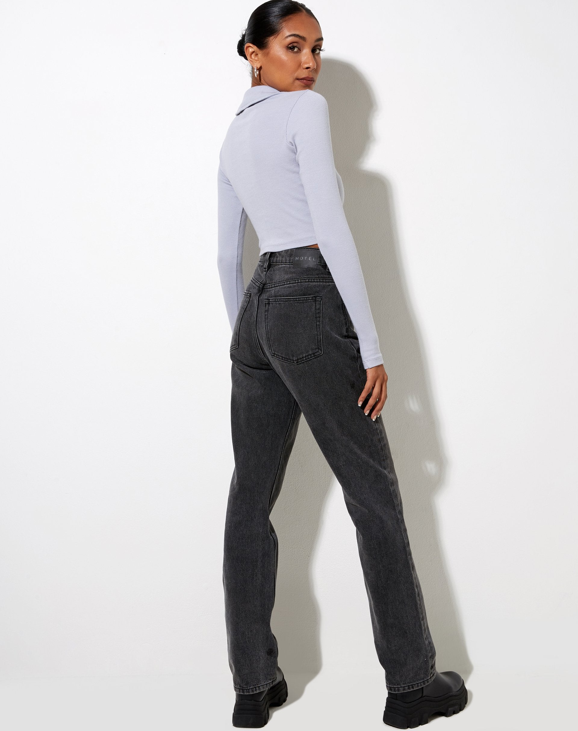 Image de Lody Crop Top in Lunar Rock