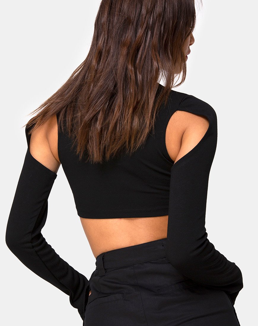 Image de Lomiva Crop Top in Black
