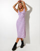 Image de Lona Midi Dress in Ditsy Rose Lilac