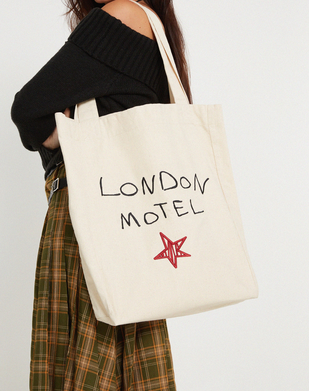 Sac fourre-tout London en écru London Motel Embro