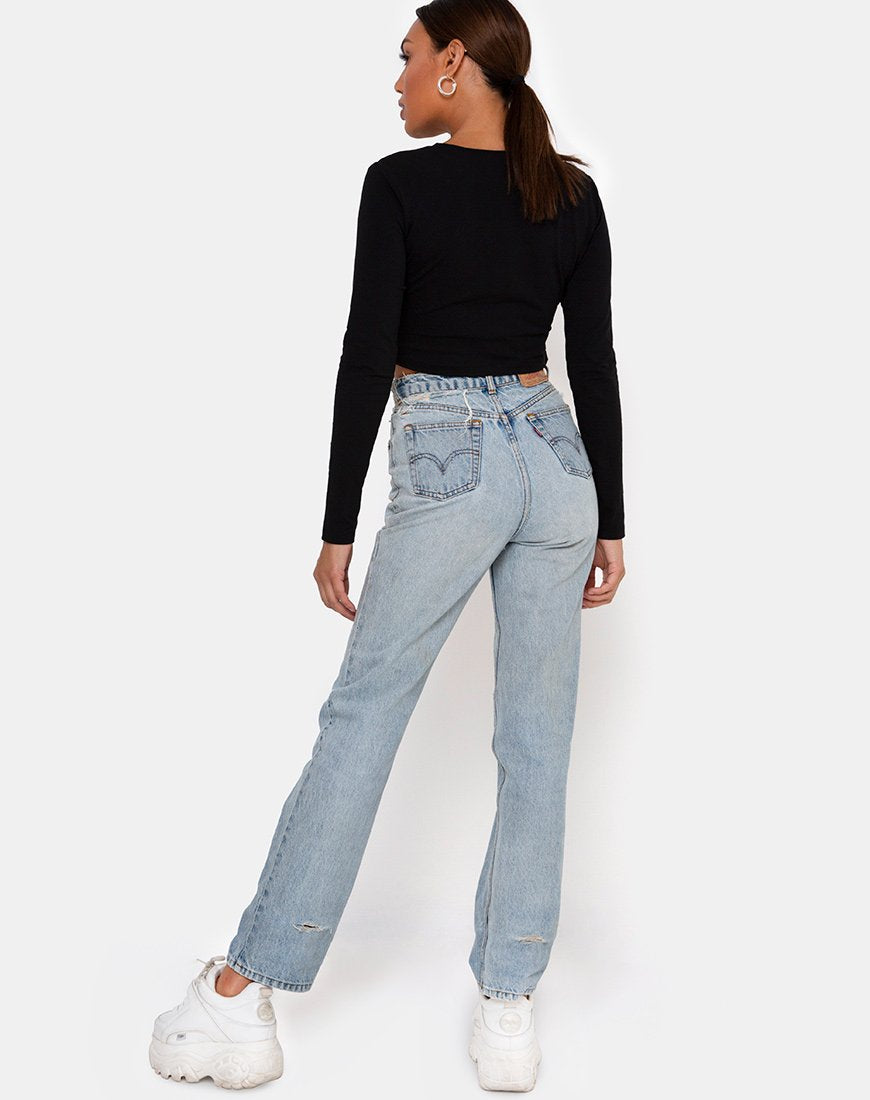 Image de Londy Top in Black Saint Hot Fix