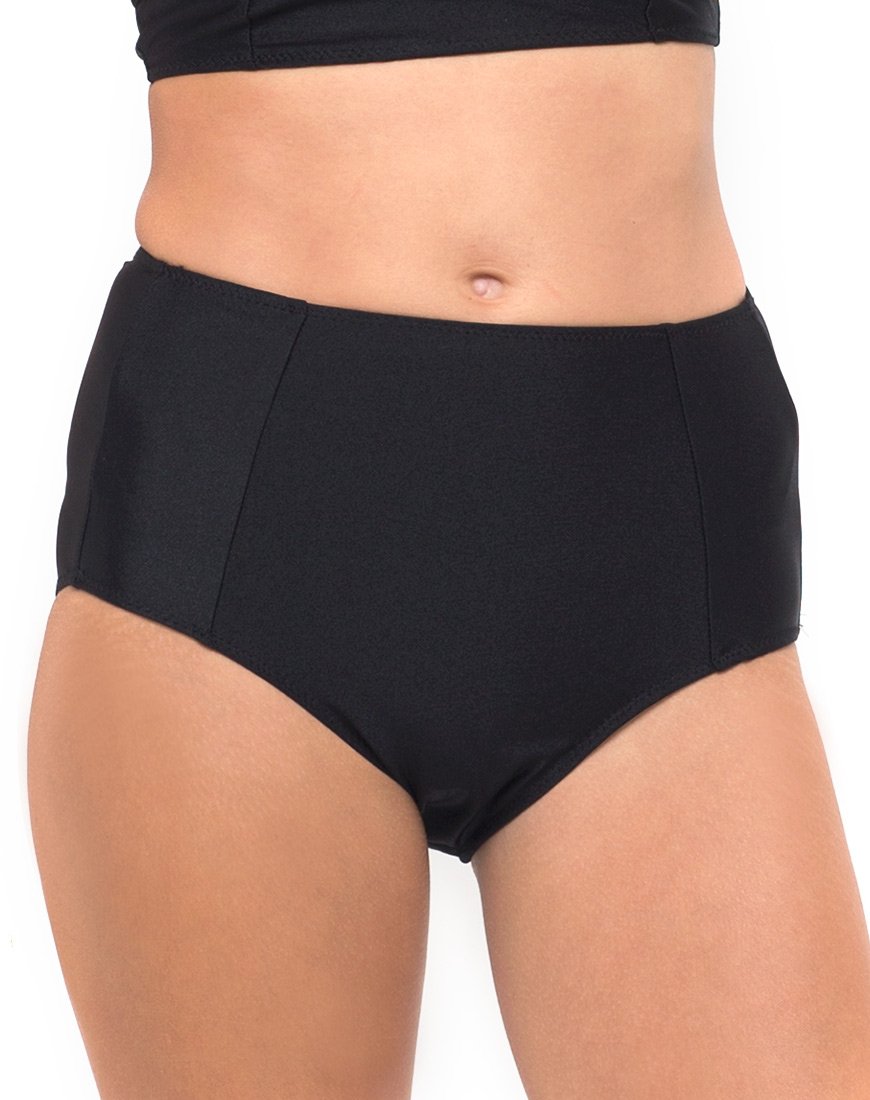 Bas de bikini long en noir