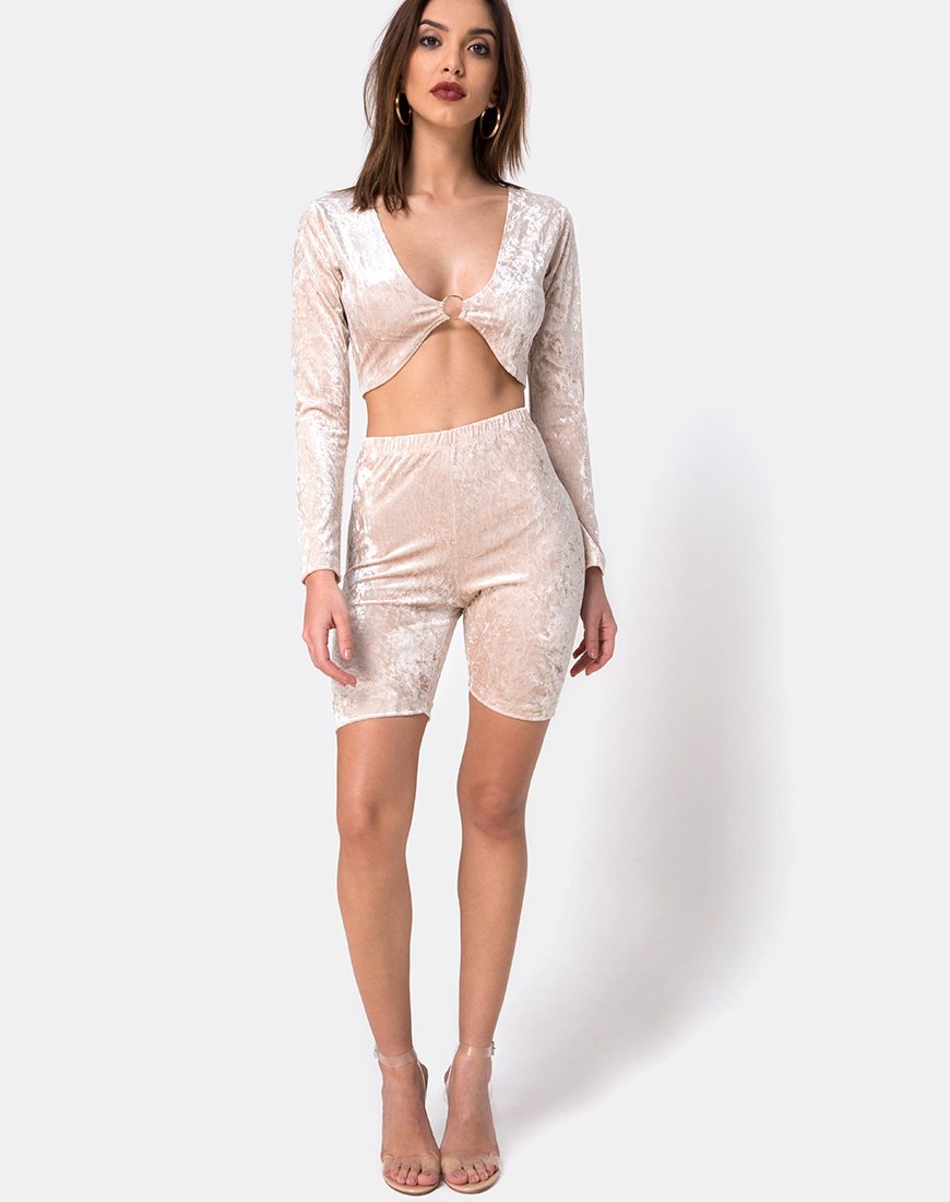 Image de Bike Short en Crushed Velvet Crushed Velvet Crushed Velvet Crushed Velvet Crushed Velvet Crushed Velvet