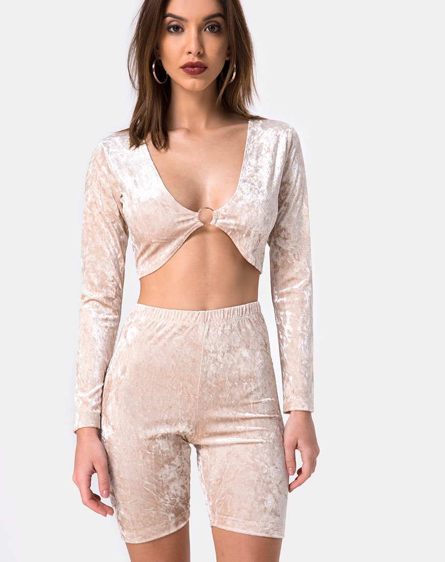 Image de Bike Short en Crushed Velvet Crushed Velvet Crushed Velvet Crushed Velvet Crushed Velvet Crushed Velvet