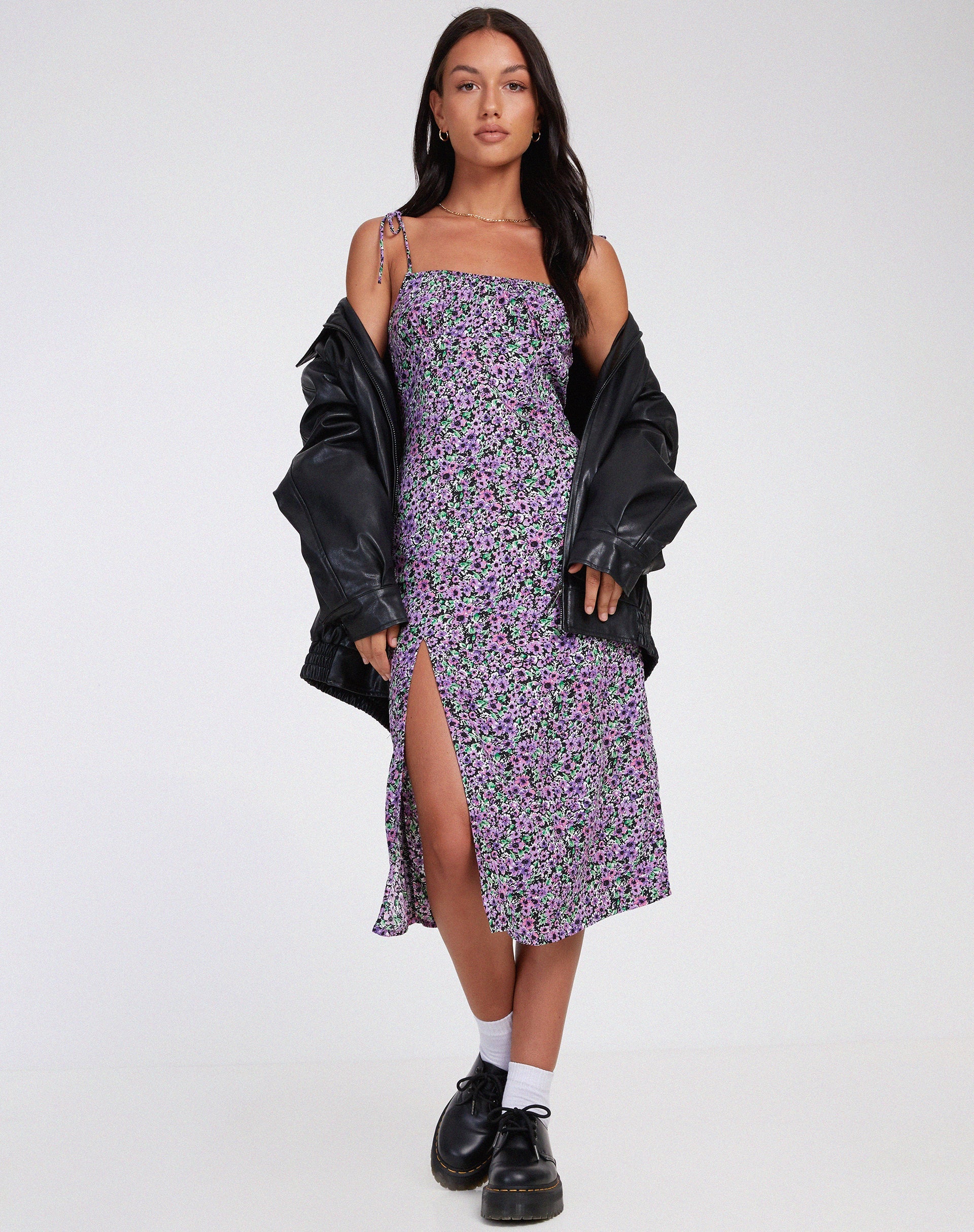 Image de Lotie Midi Dress in Lilac Blossom