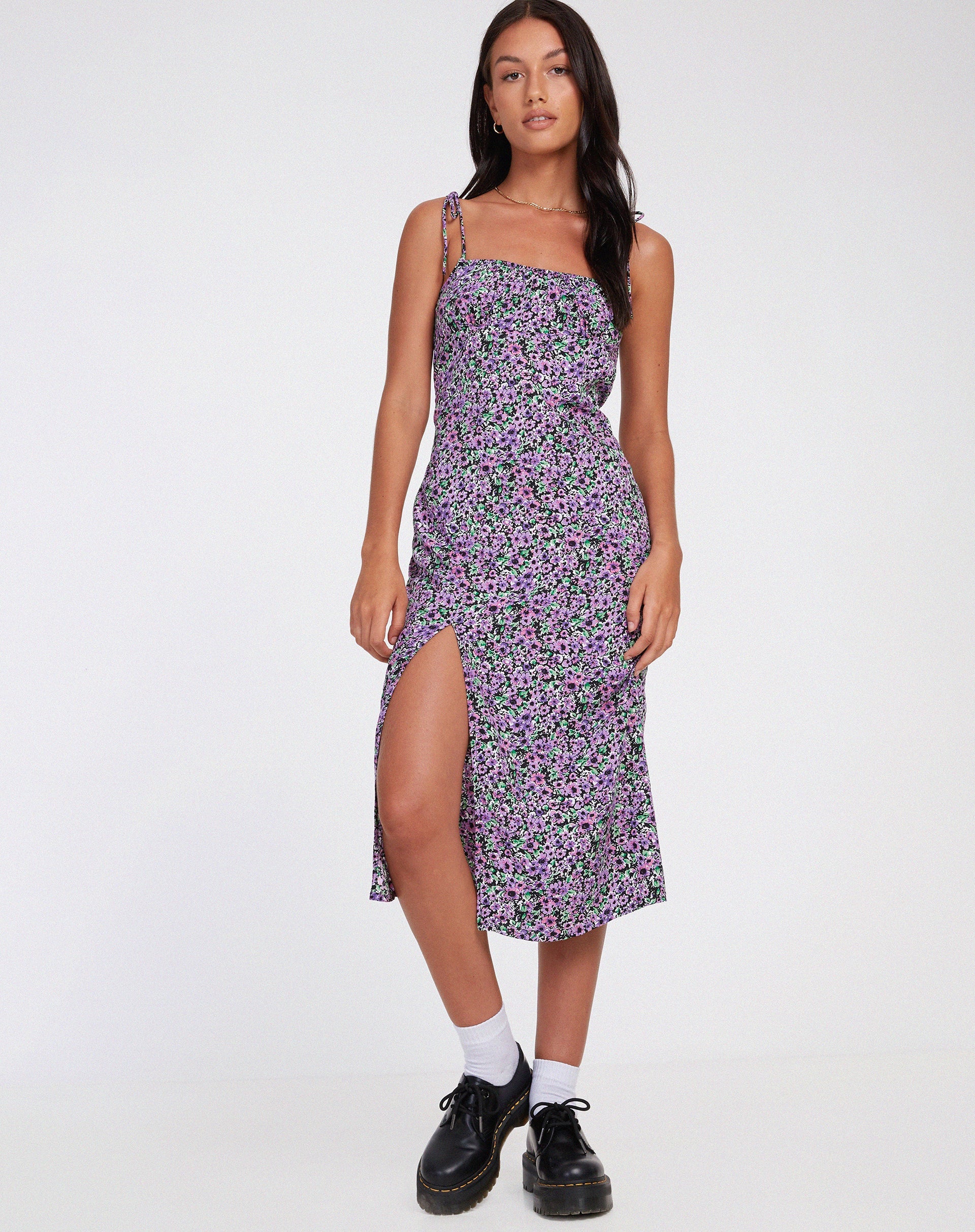 Image de Lotie Midi Dress in Lilac Blossom