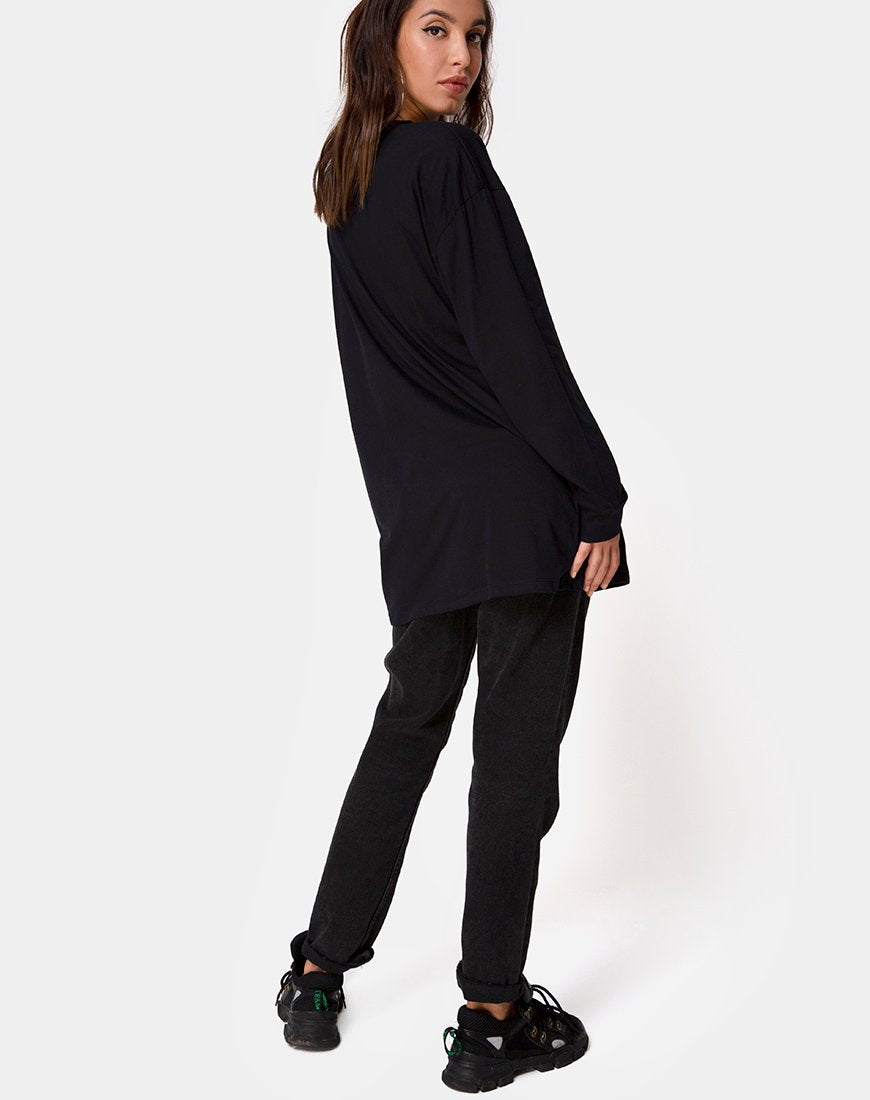Image de Lotsun Tee dans Love at First Swipe avec placement noir