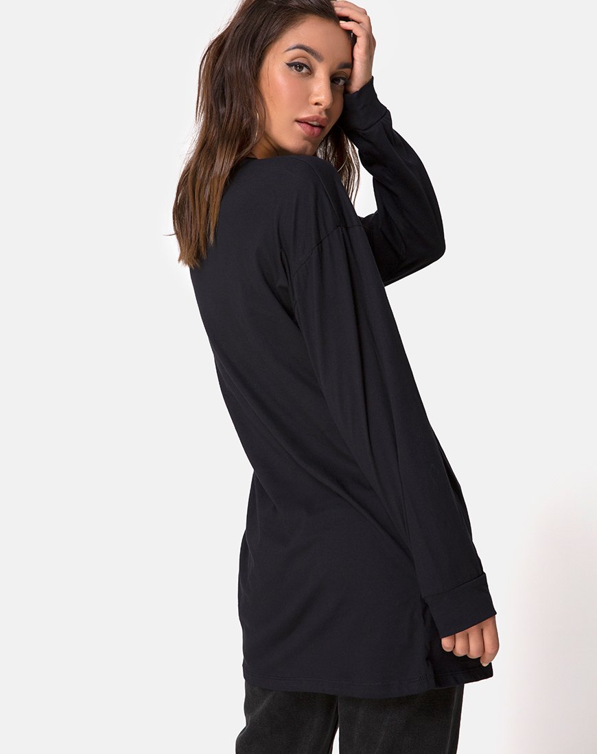 Image de Lotsun Tee dans Love at First Swipe avec placement noir