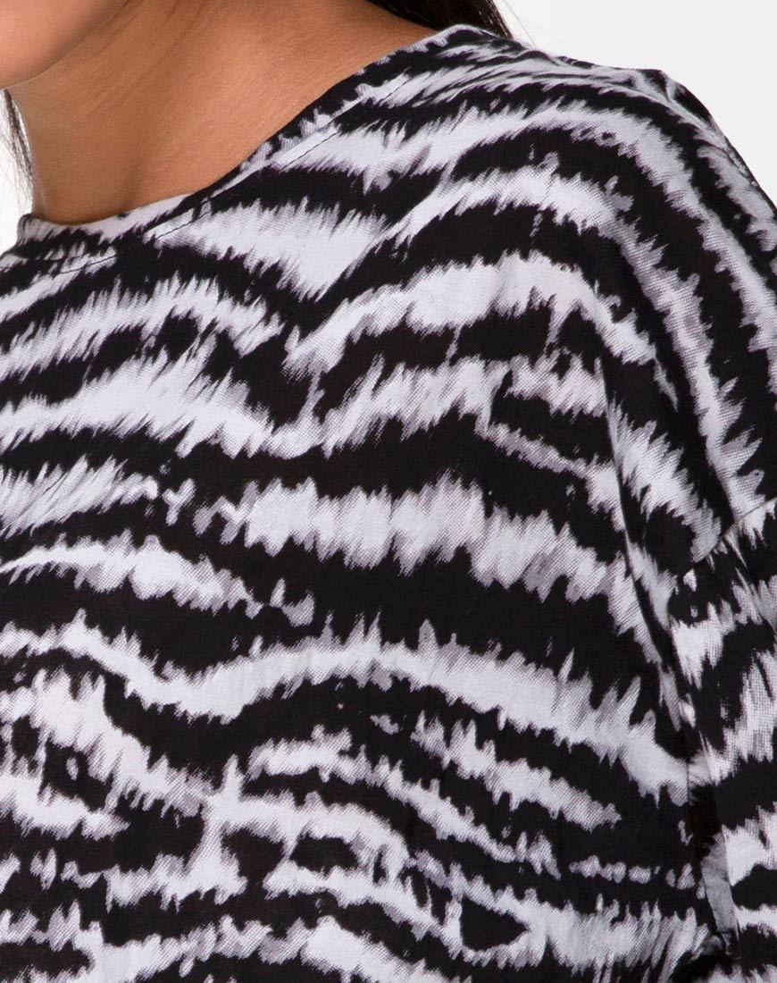 Image de Lotsun Sweatshirt in Animal Drip Grey