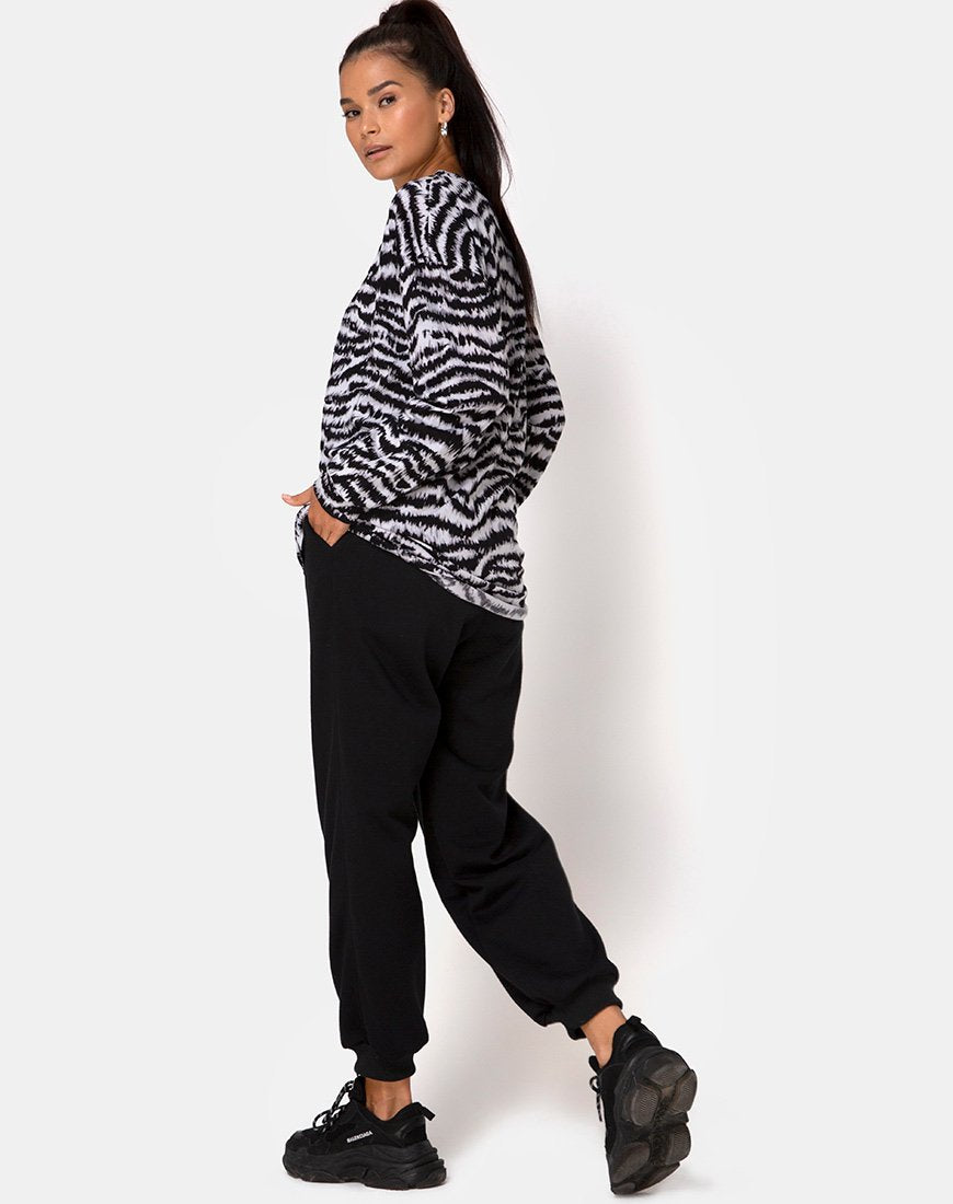 Image de Lotsun Sweatshirt in Animal Drip Grey