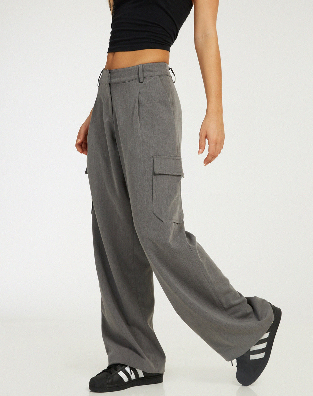 Cargo Abba à taille basse en anthracite