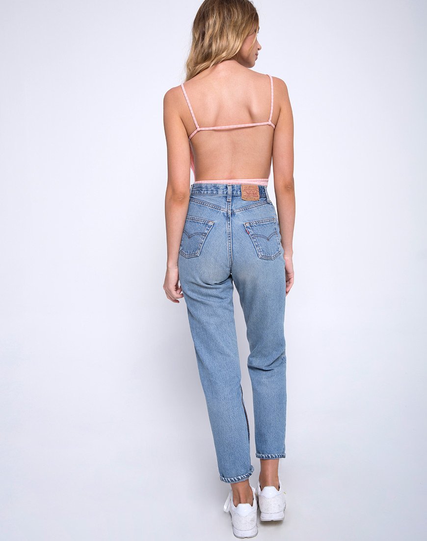 Image de Lucia Bodice in Ribbed Blush