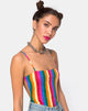 Image de Lucia Bodice in Good Times Stripe X Princess Polly