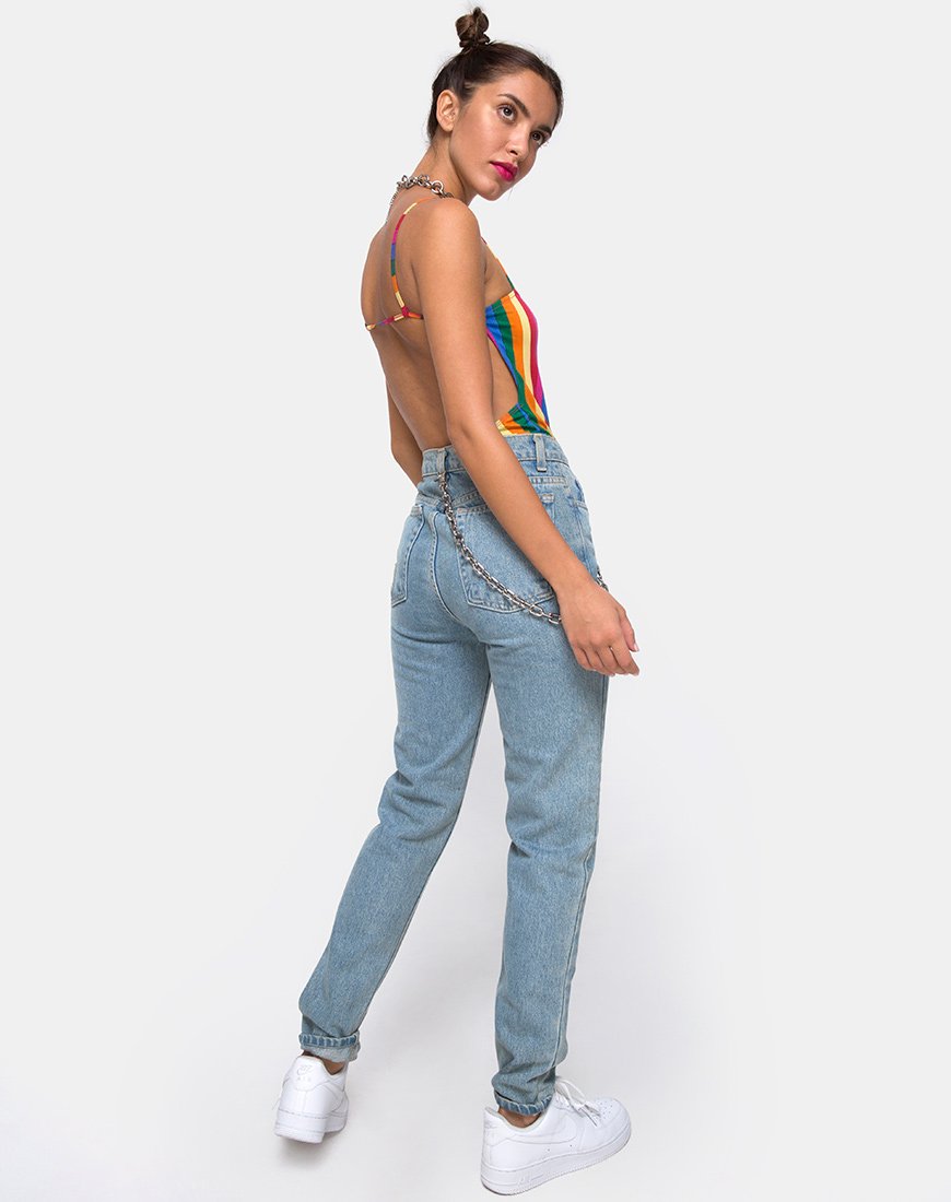 Image de Lucia Bodice in Good Times Stripe X Princess Polly