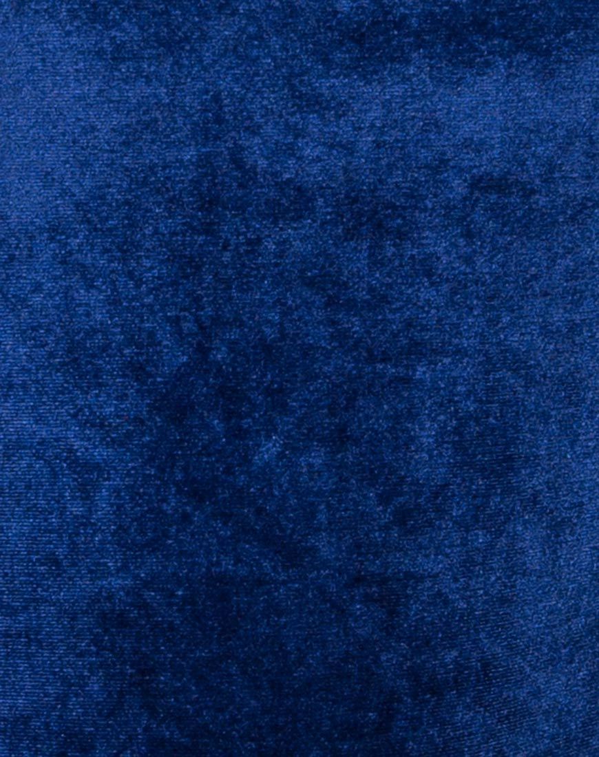 Image de Lucia Bodice in Velvet Navy