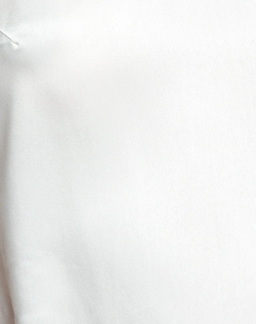 Image de la robe Lucille en satin Bone