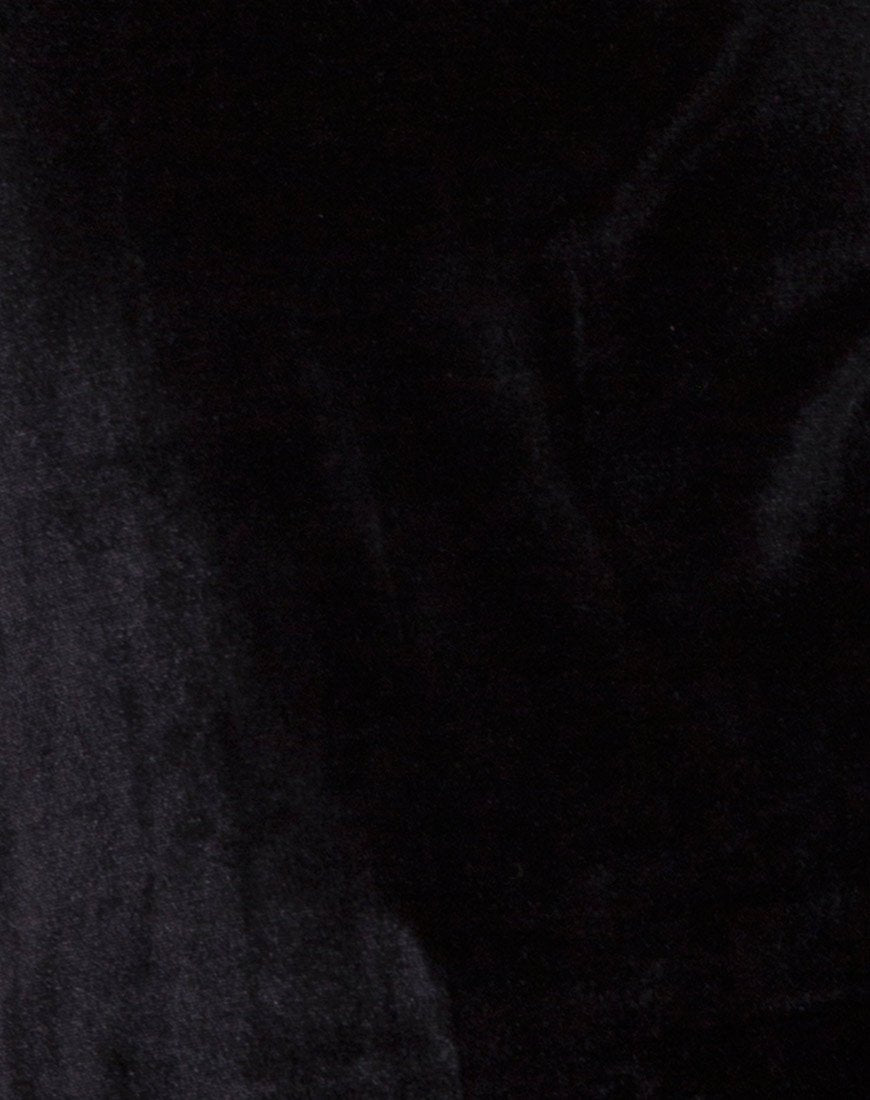 Image de la robe Lucine en velours noir