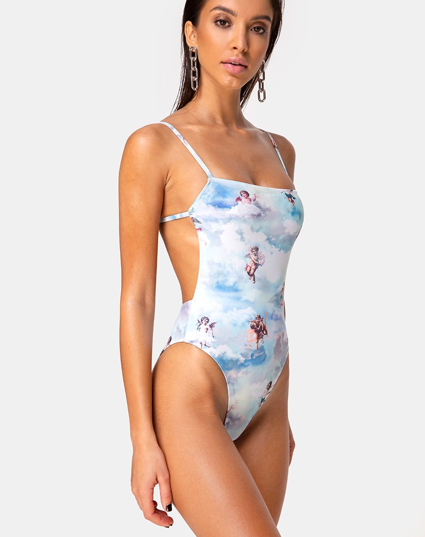 Maillot de bain Luelle en Bikini Angel Bleu ciel