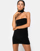 Image de Luste Bodycon Dress in Rib Black