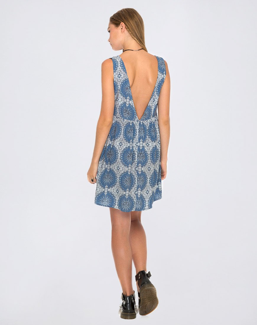 Image de la robe Lyre en Moon Face Blue