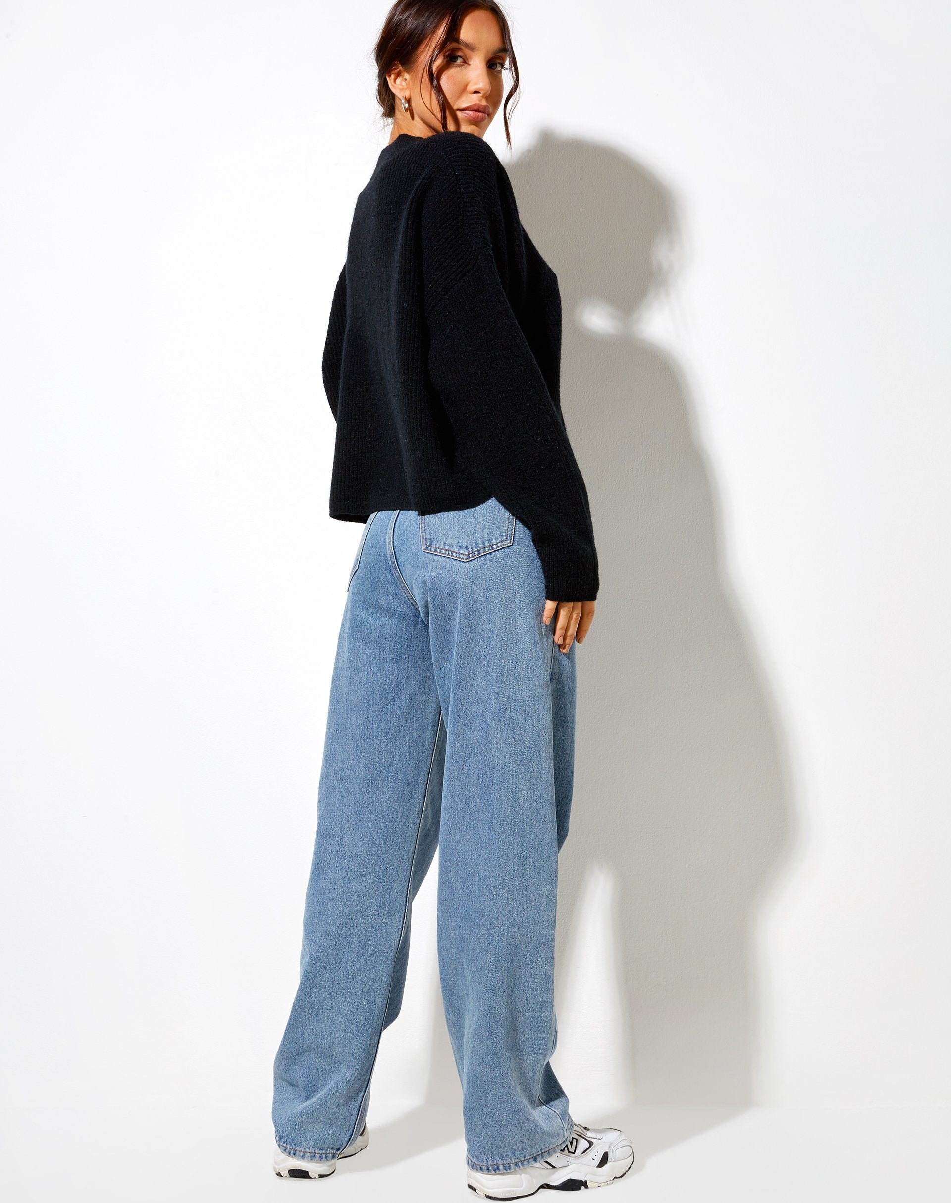 Image de Mabel Jumper in Knit Black
