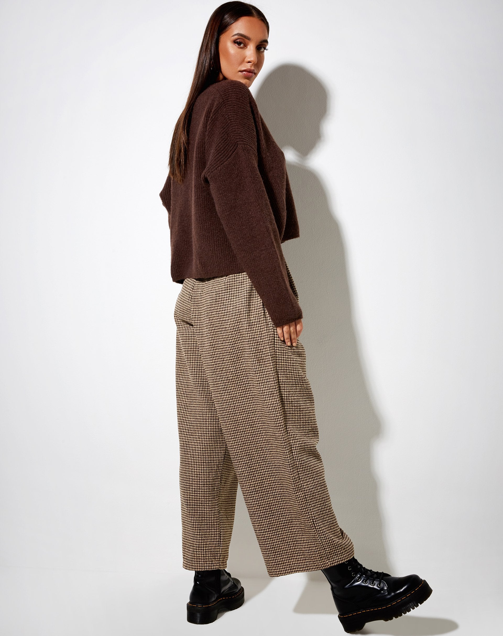 Image de Mabel Jumper in Knit Choco Brown