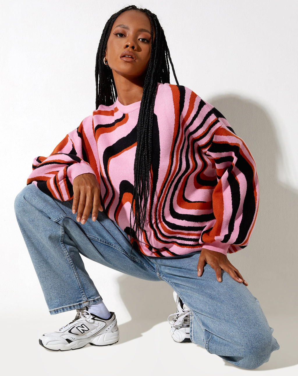 Pull Mably en Mega Ripple Pink
